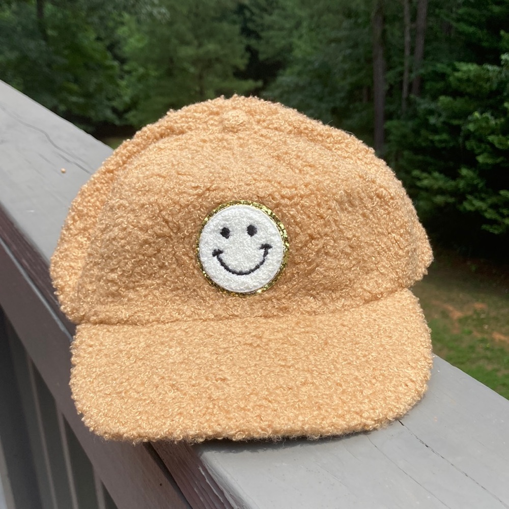 White 😊 Teddy bear hat